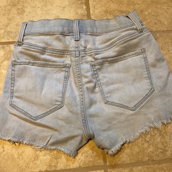 High Rise Ripped Shorts - Picture 2 of 5